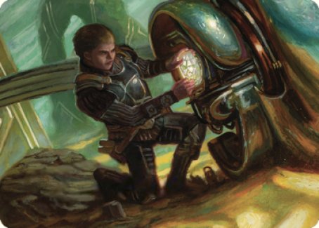 Urza, Powerstone Prodigy Art Card [The Brothers' War Art Series] | Card Citadel