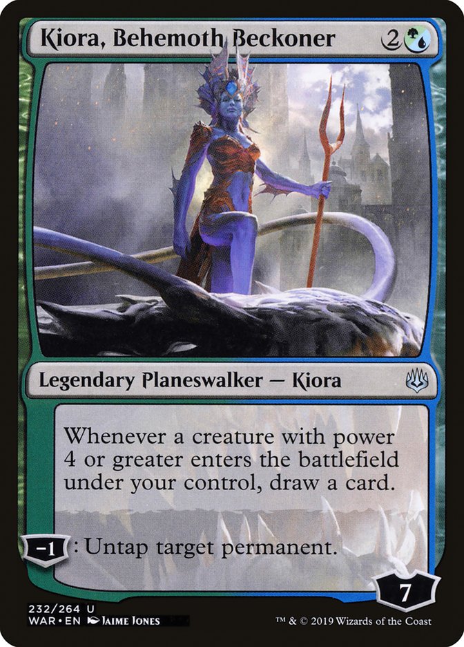 Kiora, Behemoth Beckoner [War of the Spark] | Card Citadel