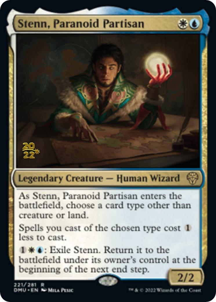 Stenn, Paranoid Partisan [Dominaria United Prerelease Promos] | Card Citadel