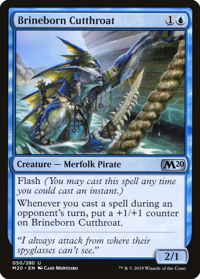 Brineborn Cutthroat [Core Set 2020] | Card Citadel