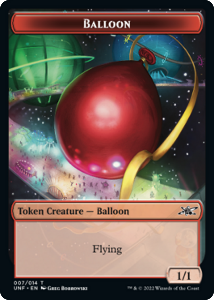 Clown Robot (003) // Balloon Double-sided Token [Unfinity Tokens] | Card Citadel