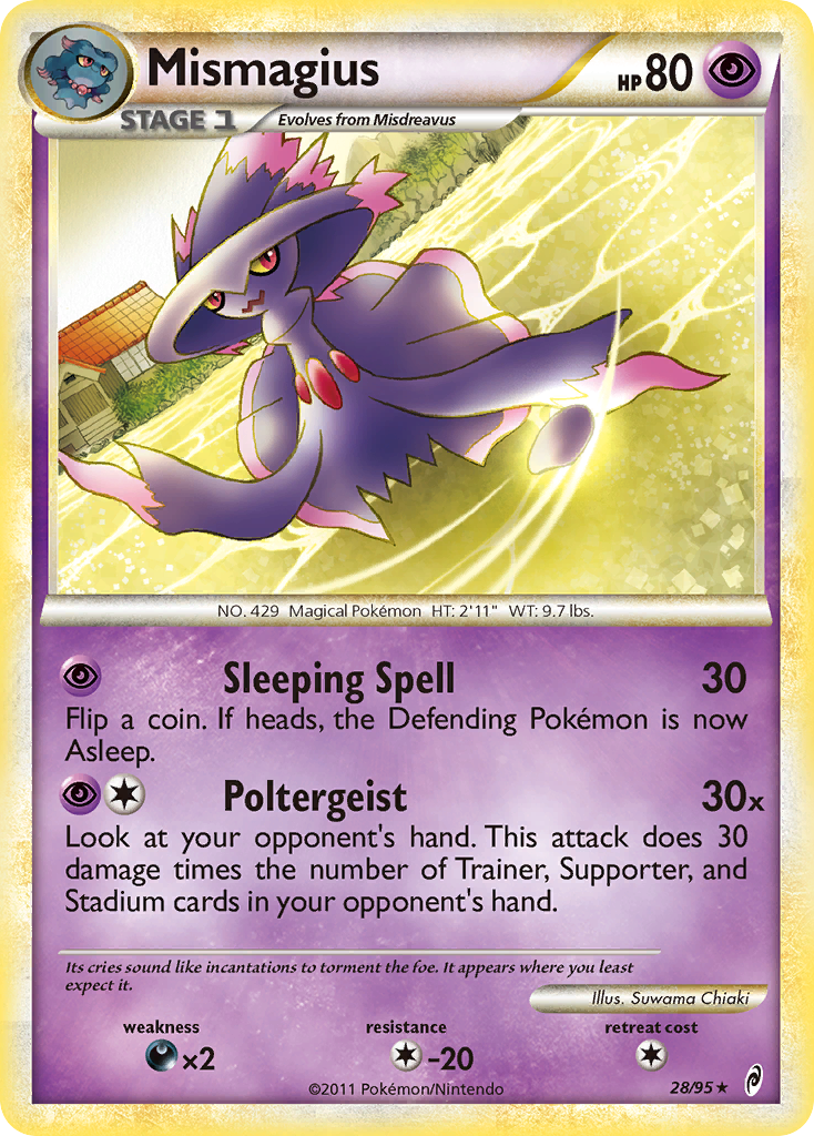 Mismagius (28/95) [HeartGold & SoulSilver: Call of Legends] | Card Citadel