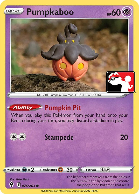 Pumpkaboo (076/203) [Prize Pack Series One] | Card Citadel