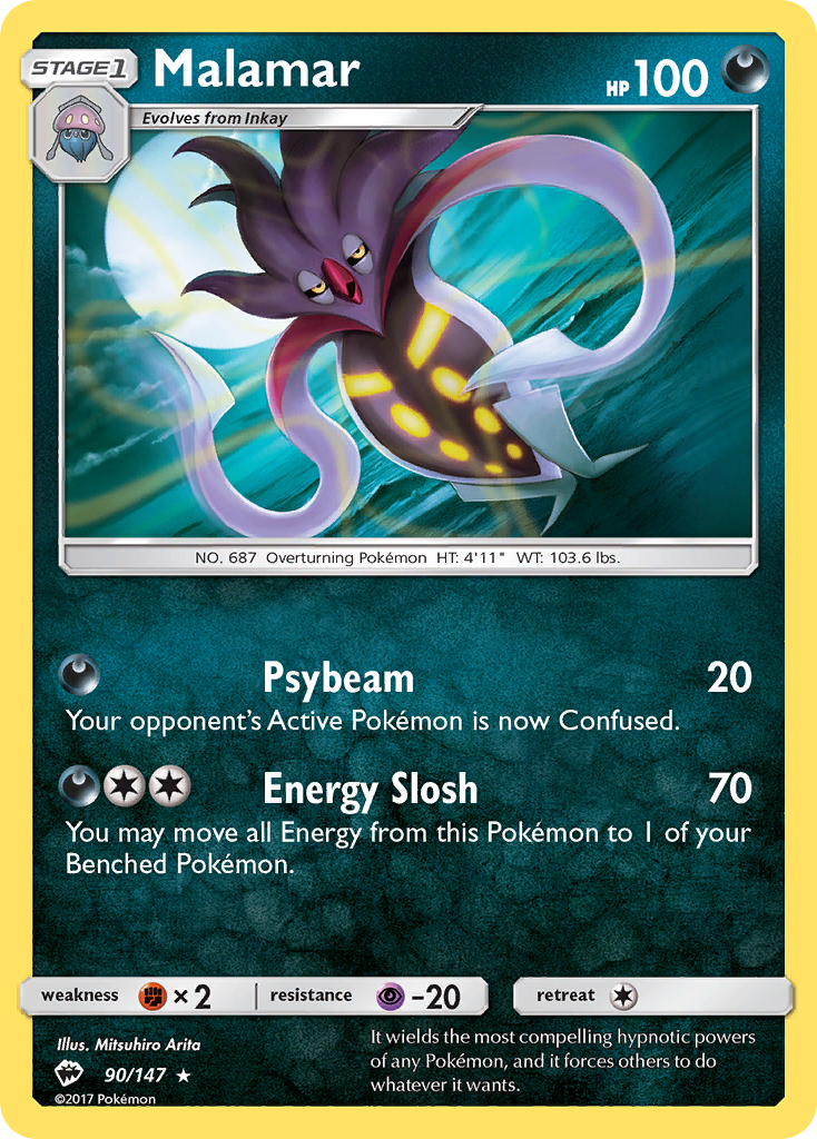 Malamar (90/147) [Sun & Moon: Burning Shadows] | Card Citadel