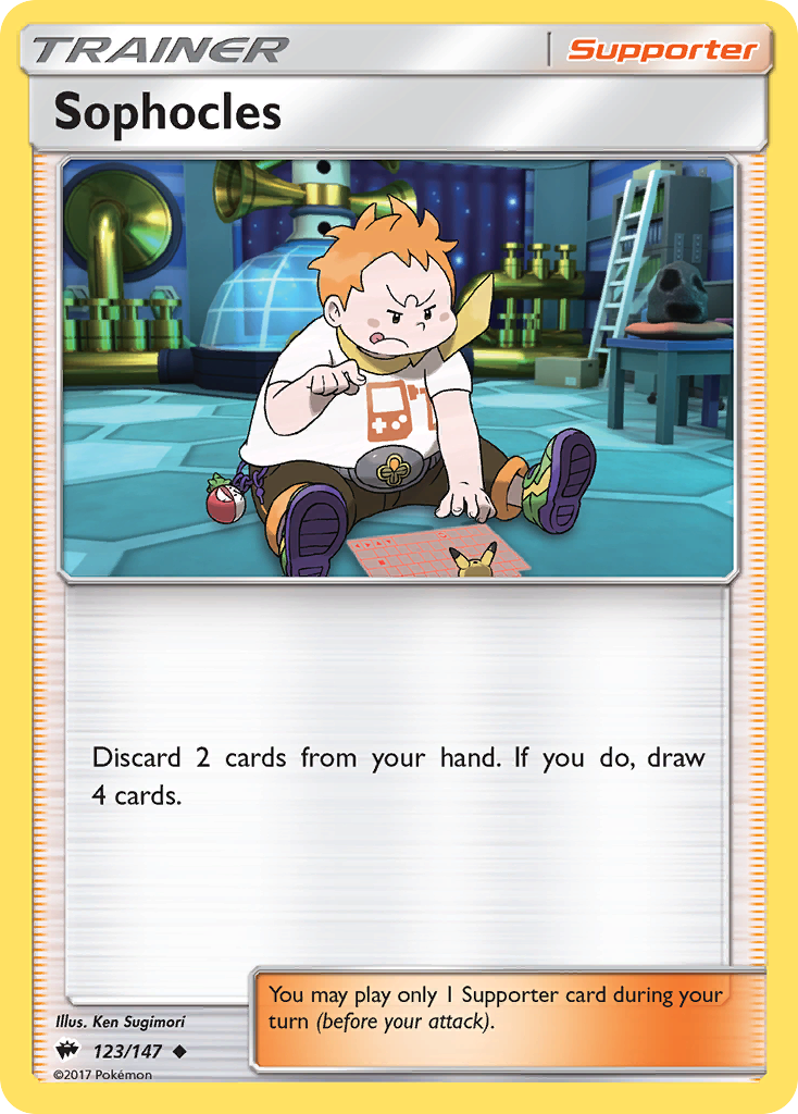 Sophocles (123/147) [Sun & Moon: Burning Shadows] | Card Citadel