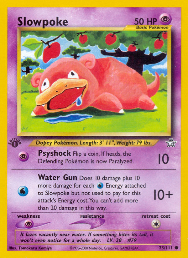 Slowpoke (73/111) [Neo Genesis 1st Edition] | Card Citadel