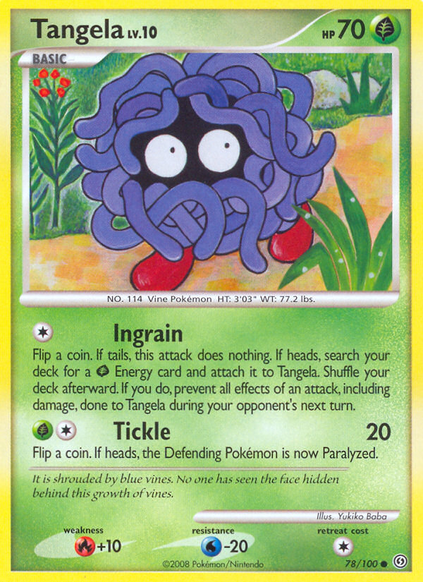 Tangela (78/100) [Diamond & Pearl: Stormfront] | Card Citadel