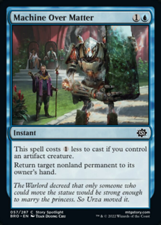 Machine Over Matter [The Brothers' War] | Card Citadel