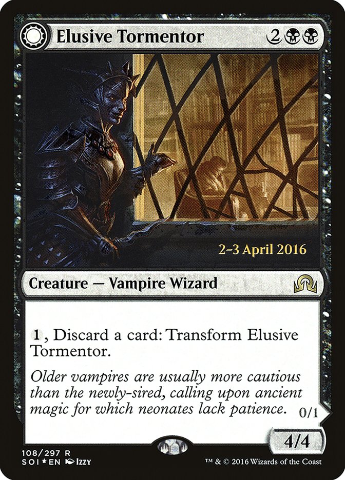 Elusive Tormentor // Insidious Mist [Shadows over Innistrad Promos] | Card Citadel