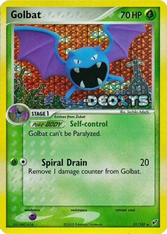 Golbat (31/107) (Stamped) [EX: Deoxys] | Card Citadel