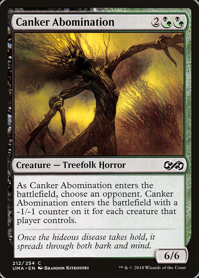 Canker Abomination [Ultimate Masters] | Card Citadel