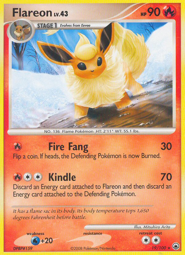 Flareon (19/100) [Diamond & Pearl: Majestic Dawn] | Card Citadel