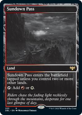 Sundown Pass [Innistrad: Double Feature] | Card Citadel