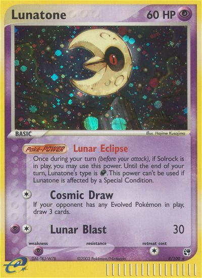 Lunatone (8/100) [EX: Sandstorm] | Card Citadel