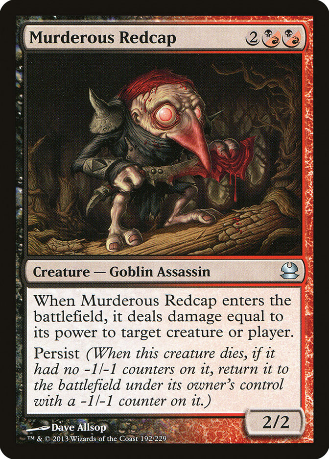 Murderous Redcap [Modern Masters] | Card Citadel