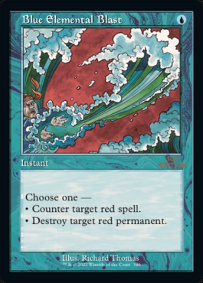 Blue Elemental Blast (Retro) [30th Anniversary Edition] | Card Citadel