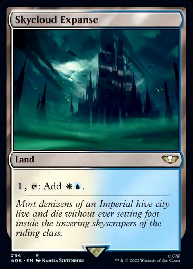 Skycloud Expanse (Surge Foil) [Universes Beyond: Warhammer 40,000] | Card Citadel