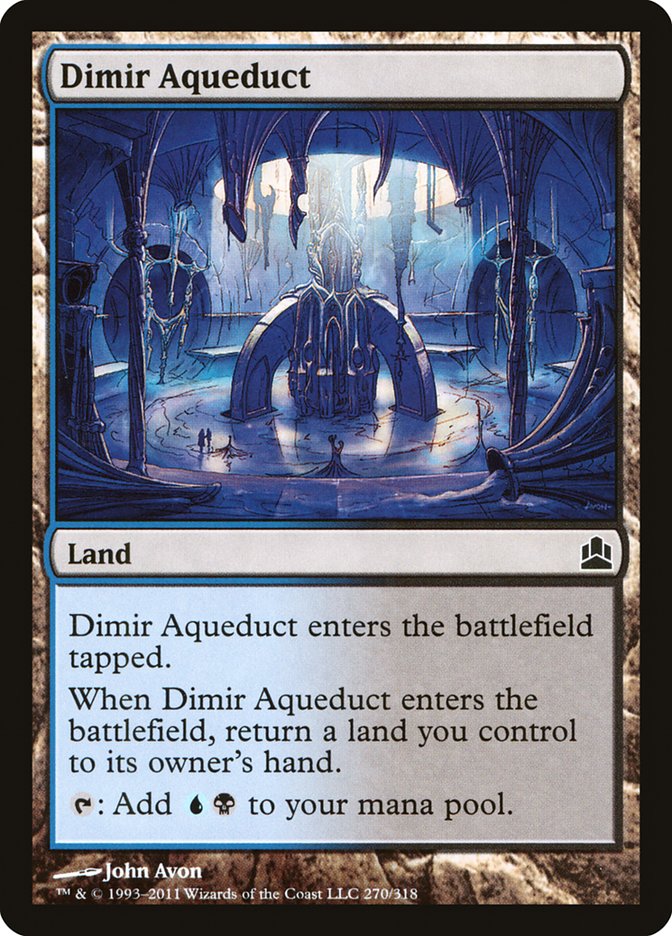 Dimir Aqueduct [Commander 2011] | Card Citadel