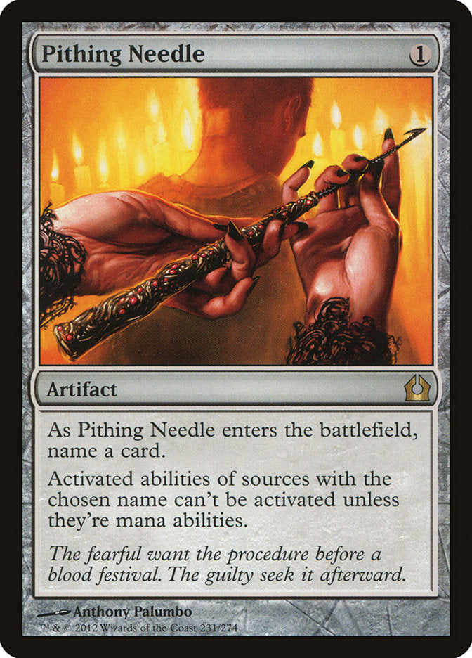 Pithing Needle [Return to Ravnica] | Card Citadel