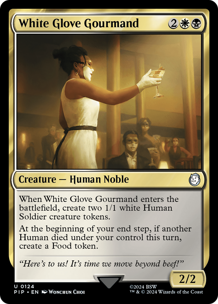 White Glove Gourmand [Fallout] | Card Citadel
