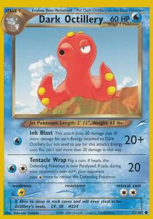 Dark Octillery (62/105) [Neo Destiny Unlimited] | Card Citadel