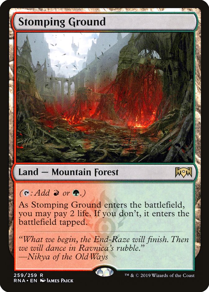 Stomping Ground [Ravnica Allegiance] | Card Citadel