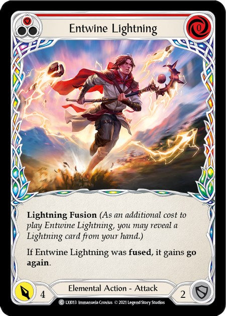 Entwine Lightning (Red) [LXI013] (Tales of Aria Lexi Blitz Deck)  1st Edition Normal | Card Citadel