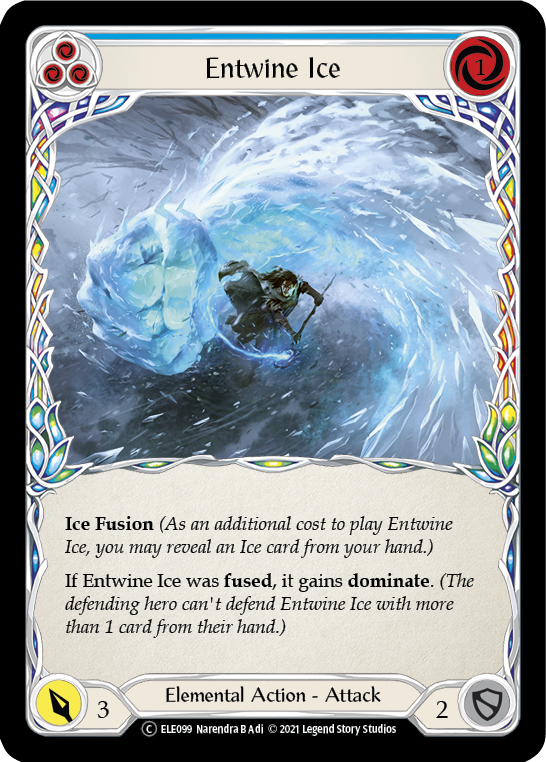 Entwine Ice (Blue) [U-ELE099] Unlimited Normal | Card Citadel