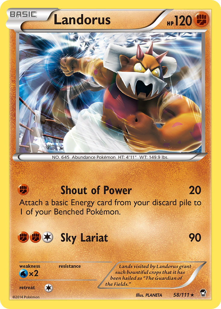 Landorus (58/111) [XY: Furious Fists] | Card Citadel