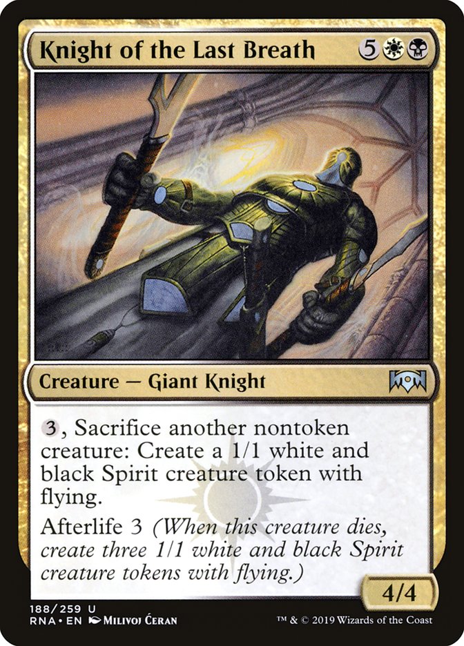 Knight of the Last Breath [Ravnica Allegiance] | Card Citadel