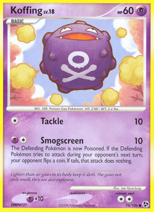 Koffing (74/106) [Diamond & Pearl: Great Encounters] | Card Citadel