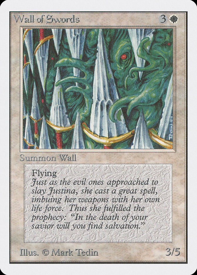 Wall of Swords [Unlimited Edition] | Card Citadel