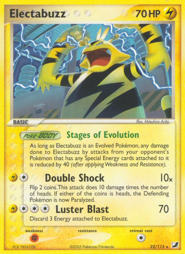 Electabuzz (22/115) [EX: Unseen Forces] | Card Citadel