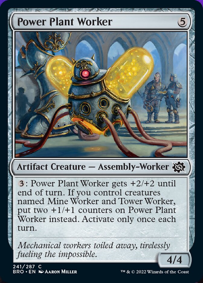 Power Plant Worker [The Brothers' War] | Card Citadel