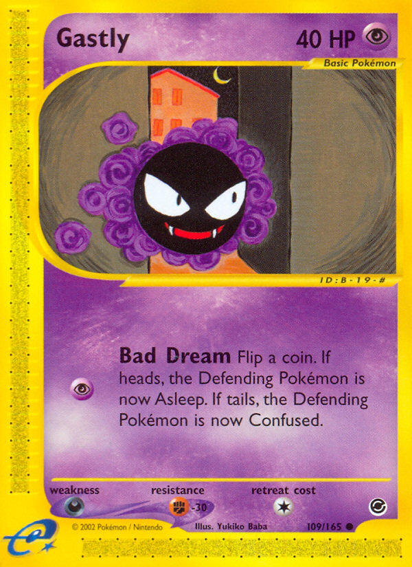 Gastly (109/165) [Expedition: Base Set] | Card Citadel