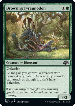 Drowsing Tyrannodon [Jumpstart 2022] | Card Citadel