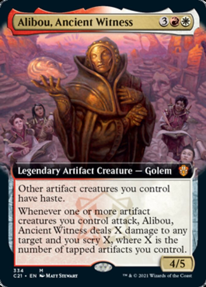 Alibou, Ancient Witness (Extended) [Commander 2021] | Card Citadel