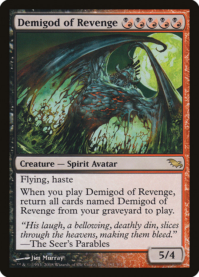 Demigod of Revenge [Shadowmoor] | Card Citadel
