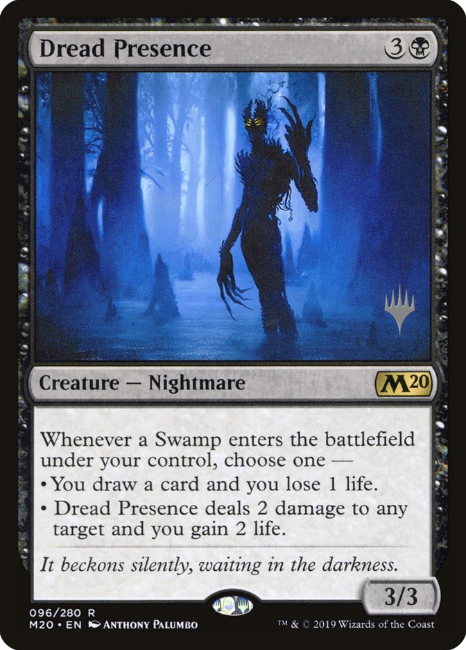 Dread Presence [Core Set 2020 Promos] | Card Citadel