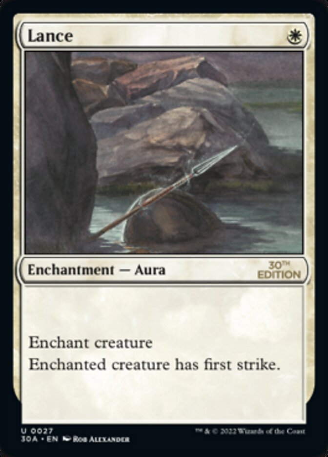 Lance [30th Anniversary Edition] | Card Citadel