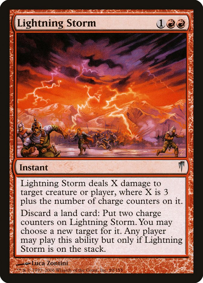 Lightning Storm [Coldsnap] | Card Citadel