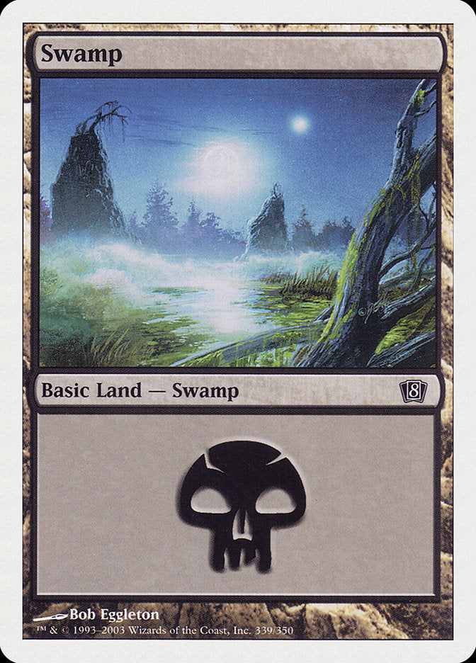 Swamp (339) [Eighth Edition] | Card Citadel