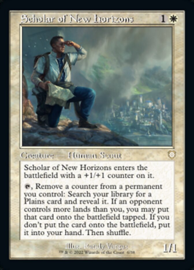 Scholar of New Horizons (Retro) [The Brothers' War Commander] | Card Citadel