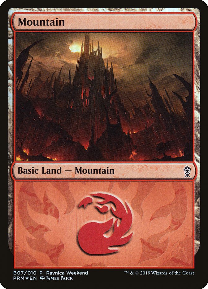 Mountain (B07) [Ravnica Allegiance Guild Kit] | Card Citadel