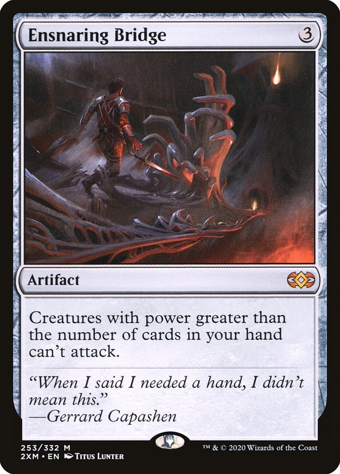 Ensnaring Bridge [Double Masters] | Card Citadel
