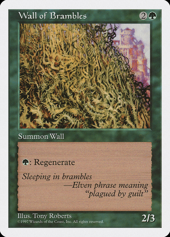 Wall of Brambles [Fifth Edition] | Card Citadel