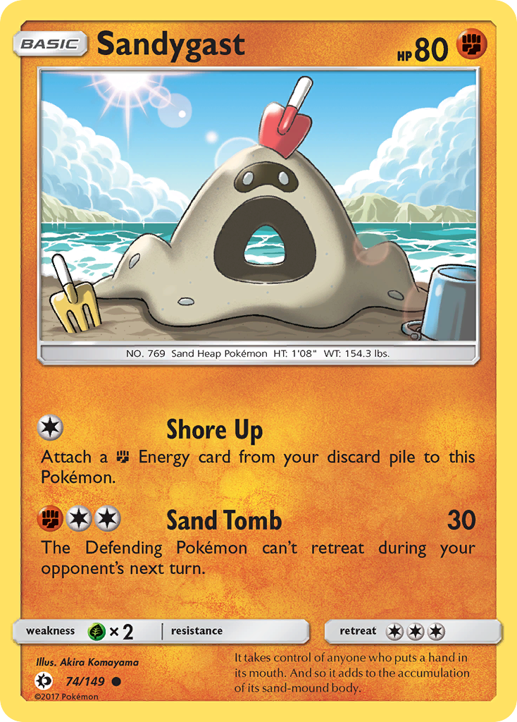 Sandygast (74/149) [Sun & Moon: Base Set] | Card Citadel