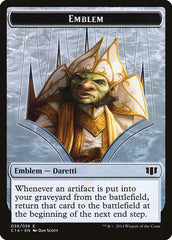 Daretti, Scrap Savant Emblem // Tuktuk the Returned Double-sided Token [Commander 2014 Tokens] | Card Citadel