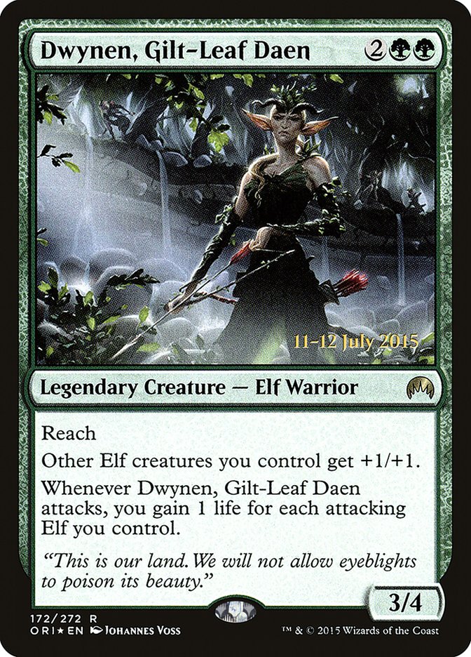 Dwynen, Gilt-Leaf Daen [Magic Origins Promos] | Card Citadel