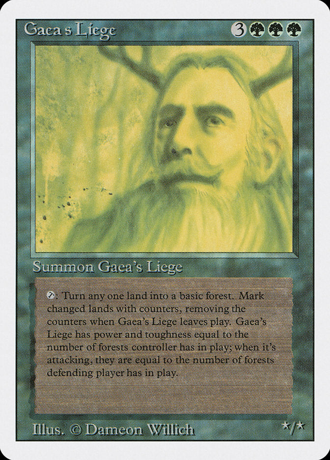 Gaea's Liege [Revised Edition] | Card Citadel